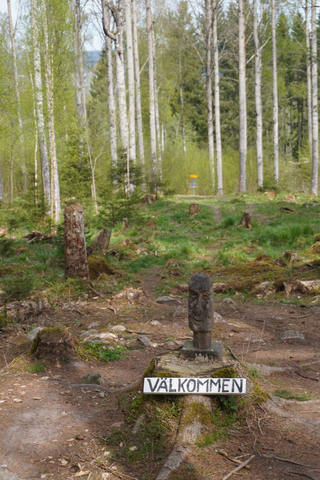 Första hålet.