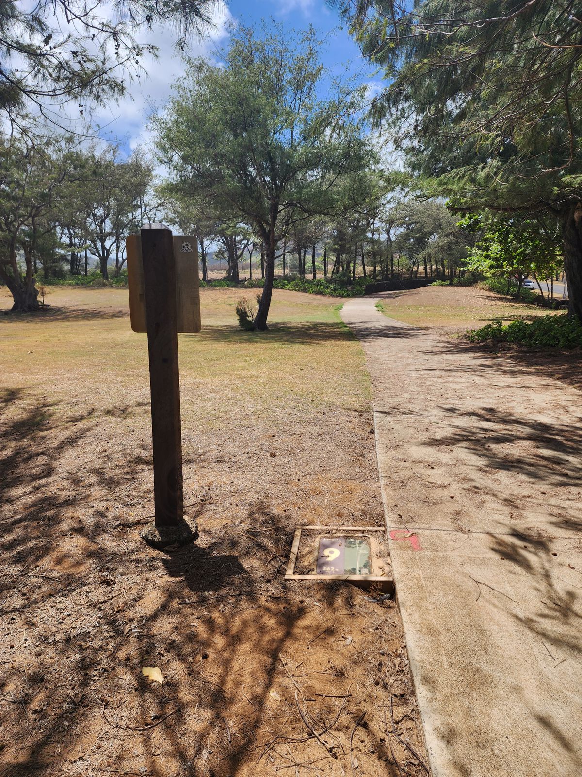 9th tee