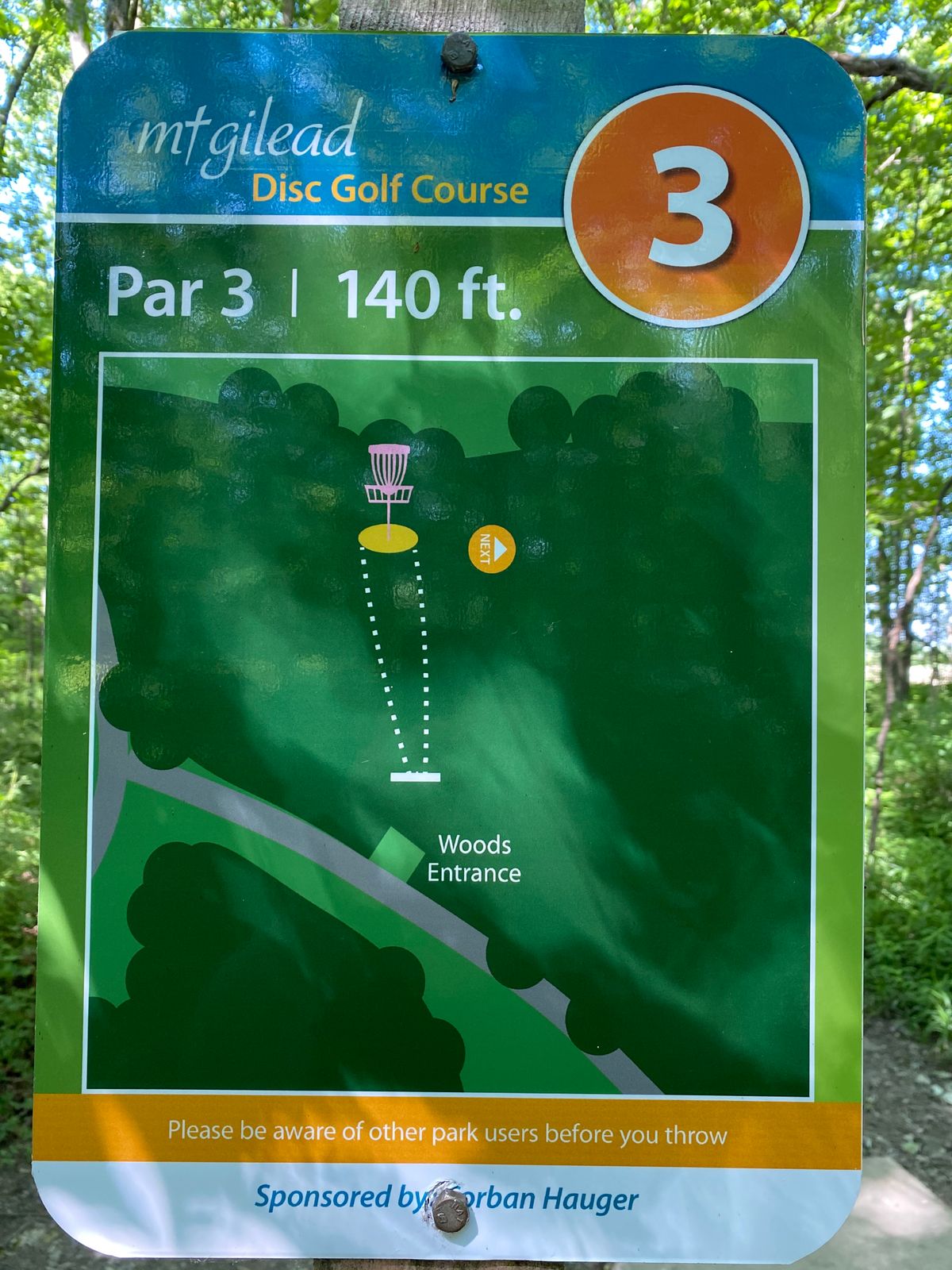 Hole 3 (Sign)