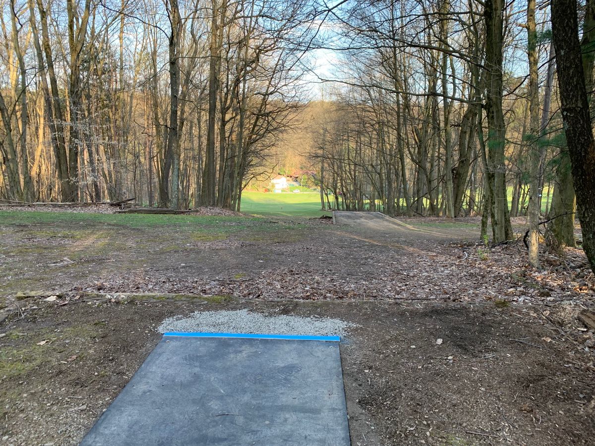Hole 8 Blue/long tee