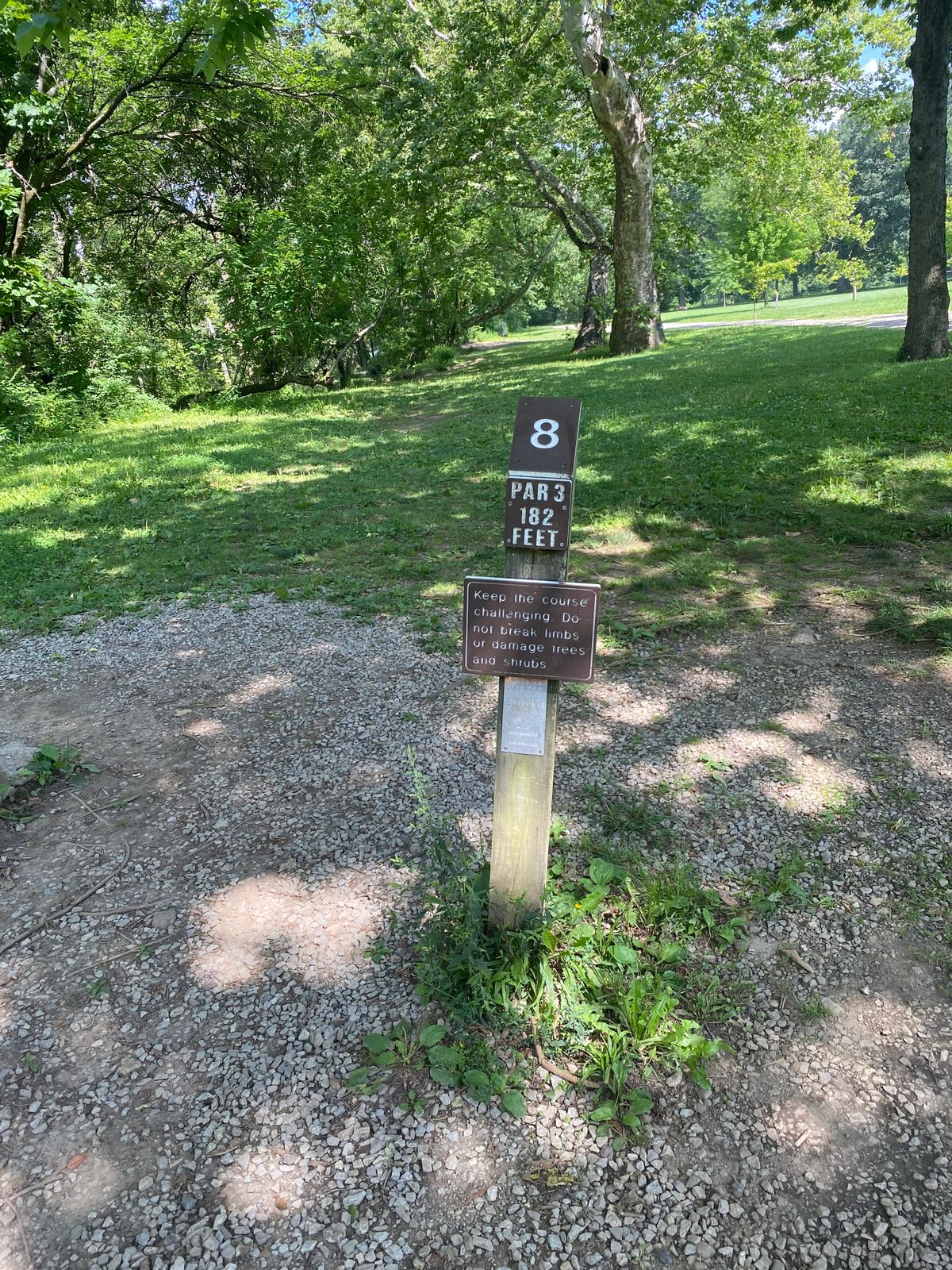 Hole 8: Par 3, 182ft