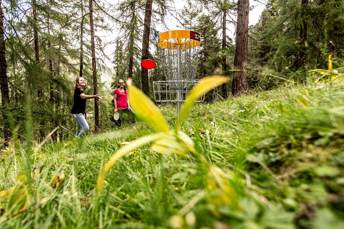 Discgolf-Parcours Samnaun, © Andrea Badrutt, Chur