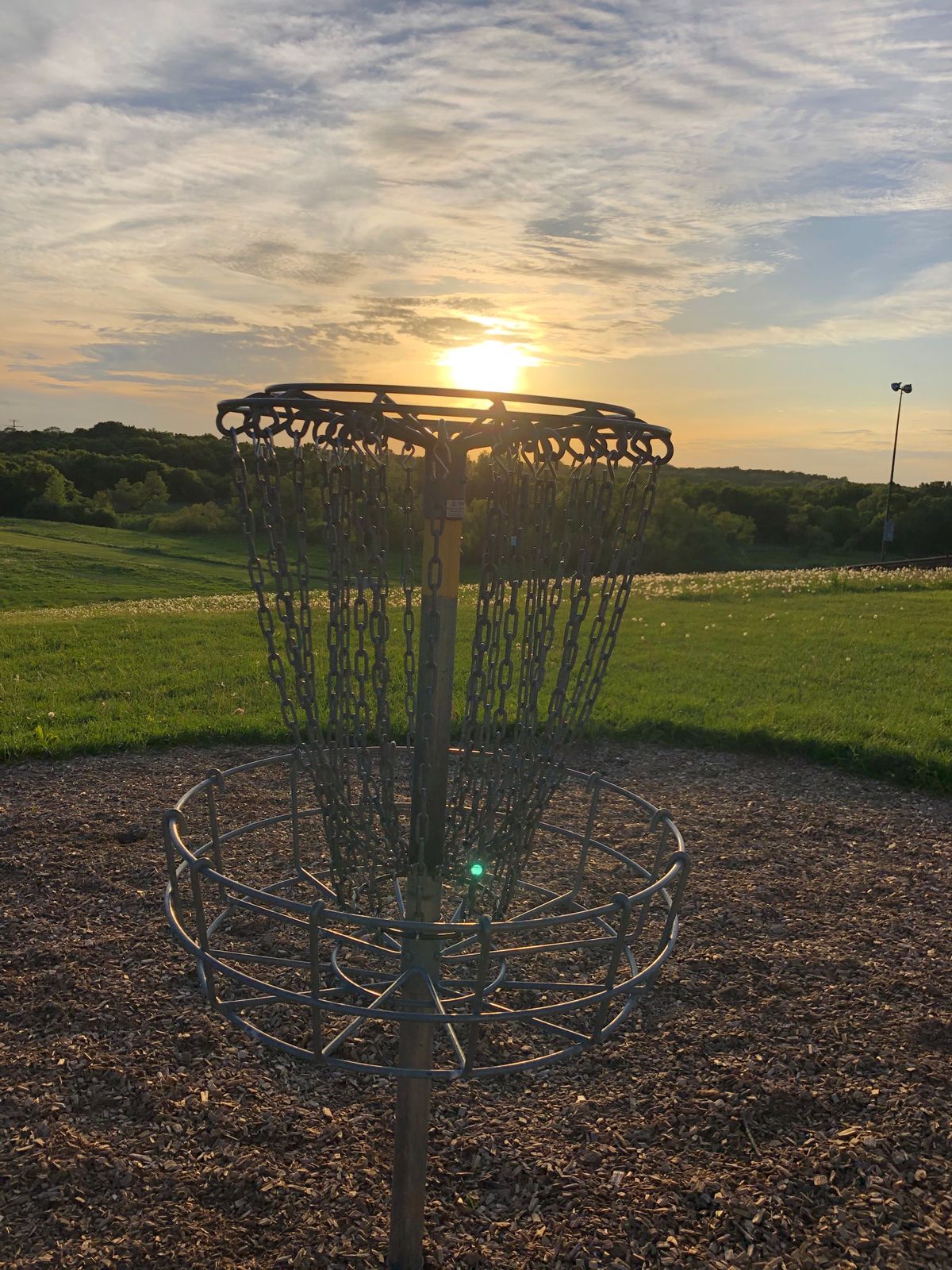 Hole 18 in the summer evening.