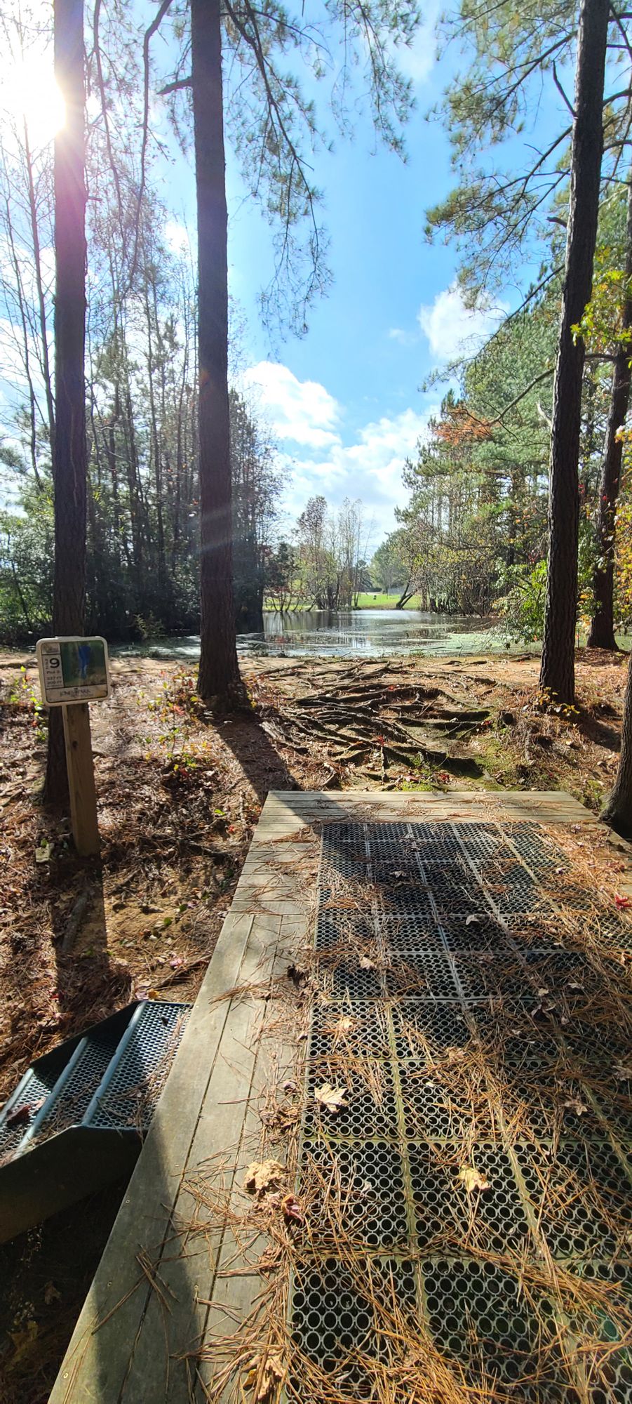 Hole #9 teebox