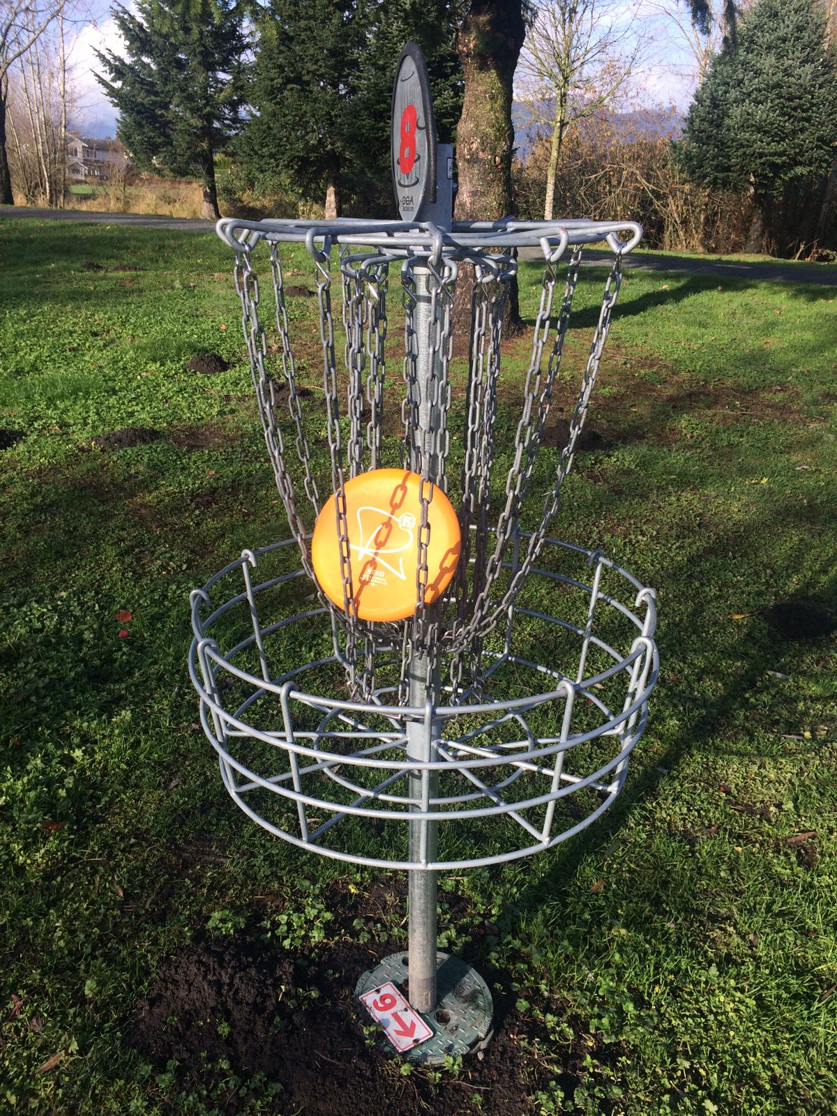 Putter in the chains of #8/#17.