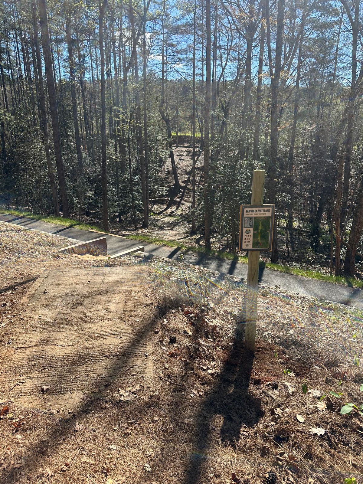 Hole 15 red tee pad