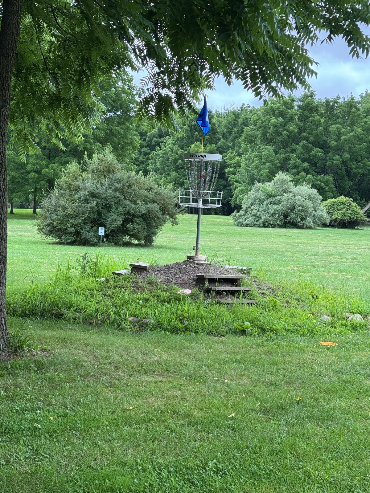 Hole 17 basket July 2025