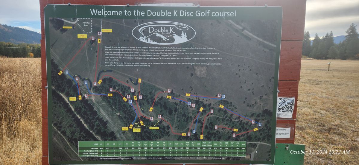 Beautiful well marked and maintained course!