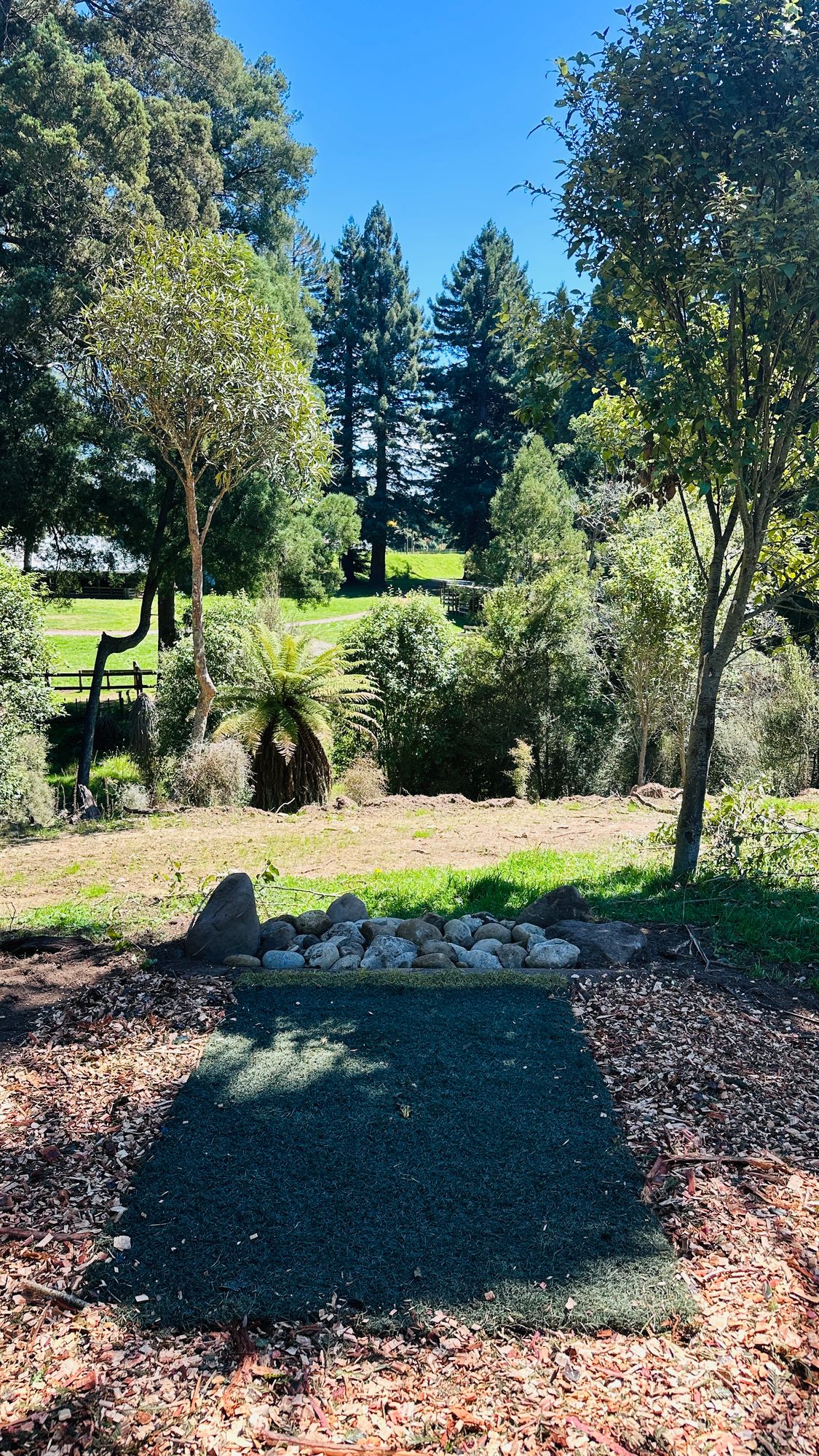 Blue Layout Temp Tee #3 - this hole is epic! And would fit in any of the best course in the world