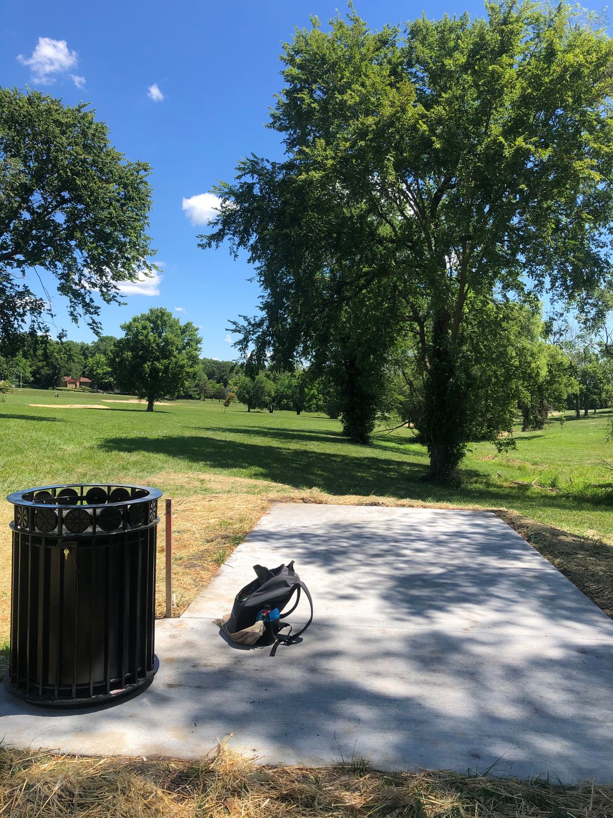 #9 tee pad to basket