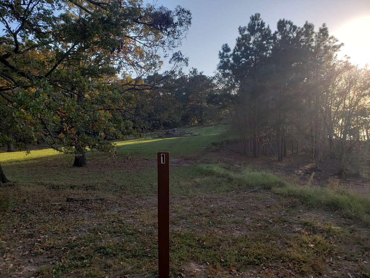 Hole 1 tee