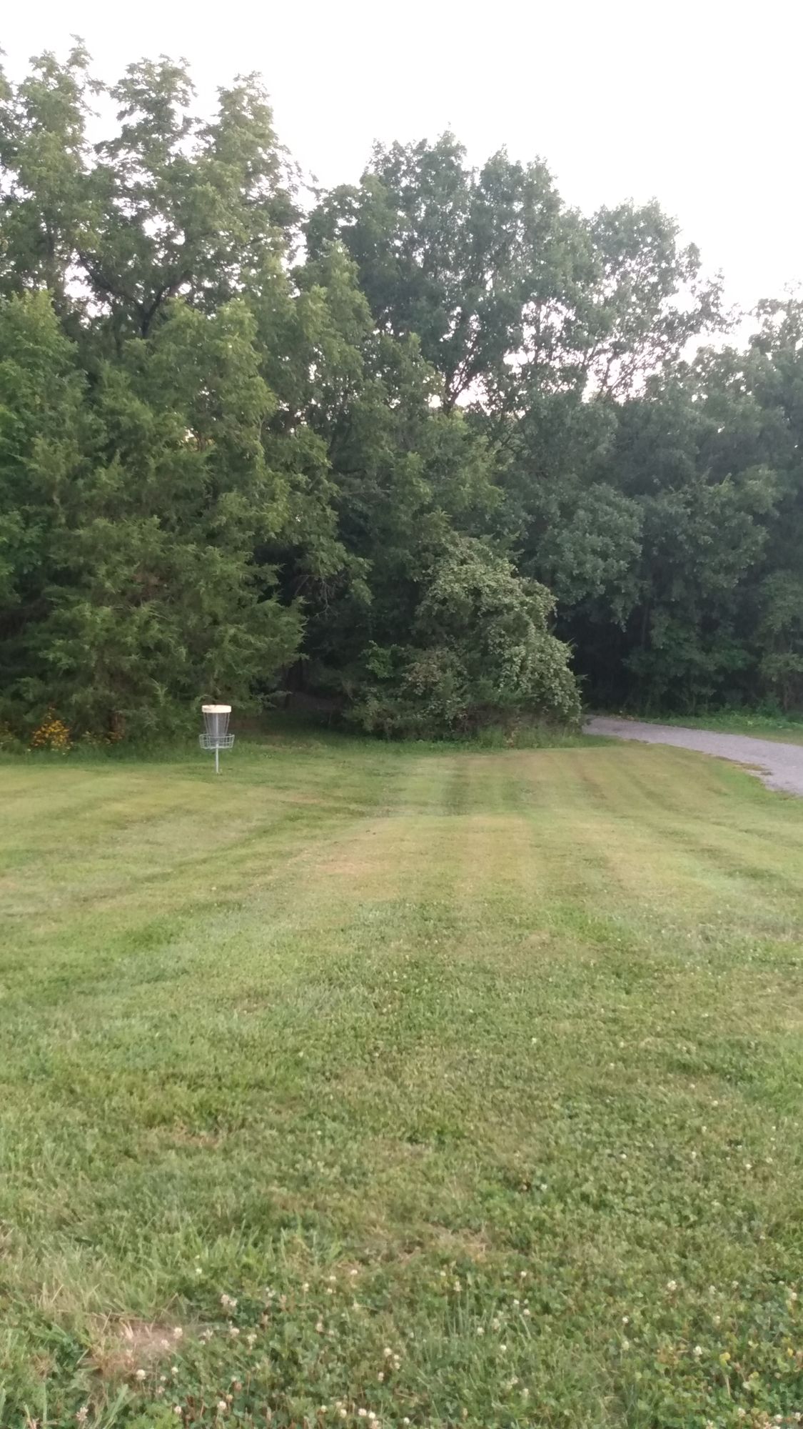 Looking back at hole 6 from the tee post forn7.