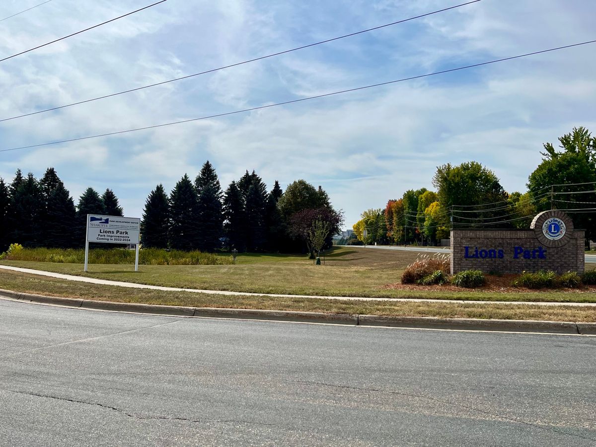 Park renovation notice