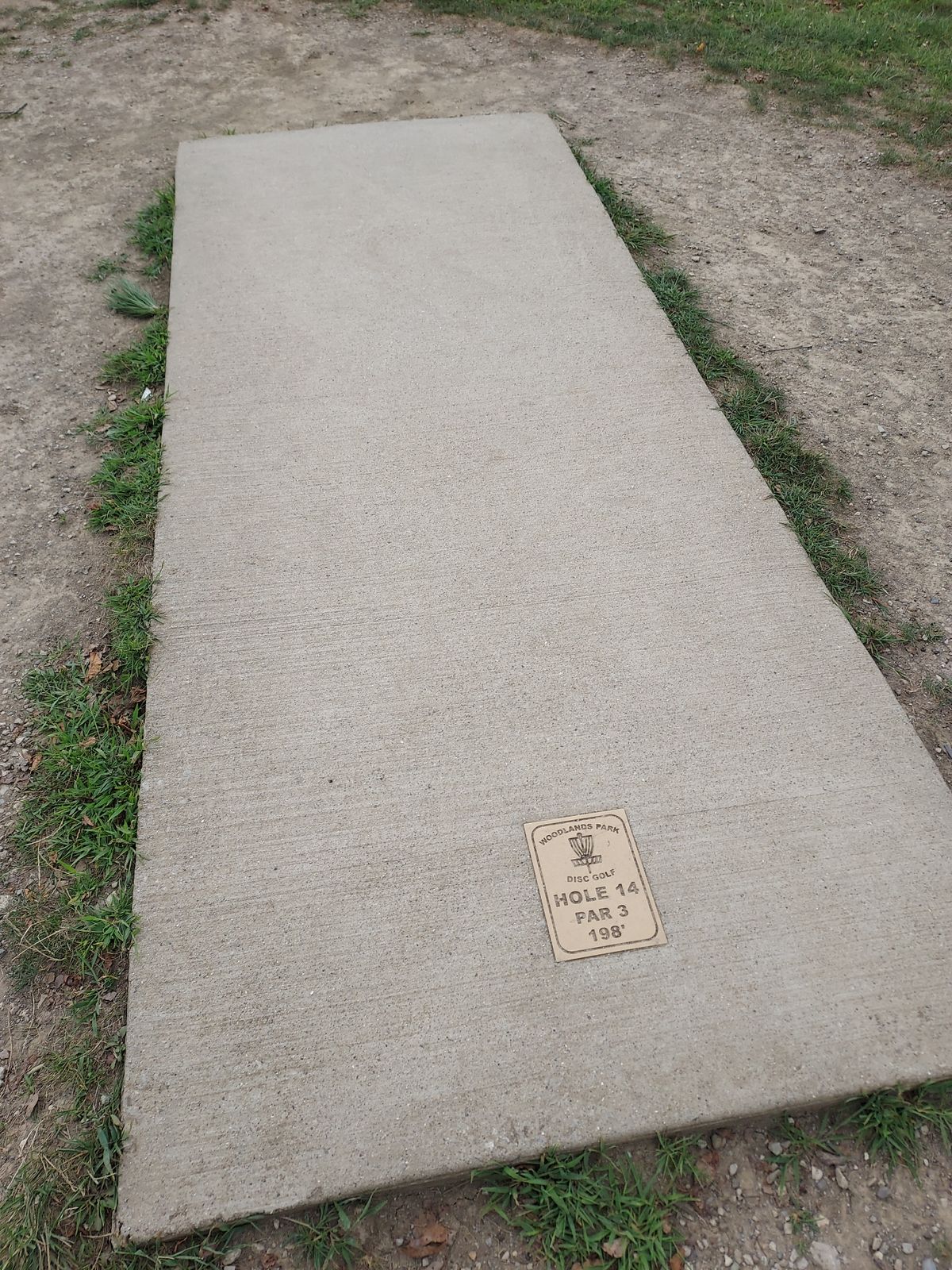 Hole 14 tee