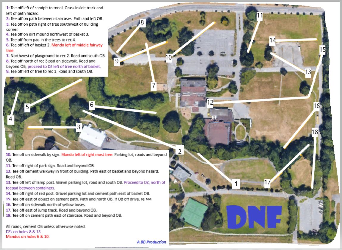 Mandos and DZs highlighted.