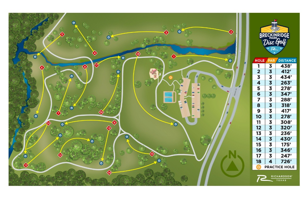 Dallas Disc Golf League Breckinridge Richardson, TX UDisc Events