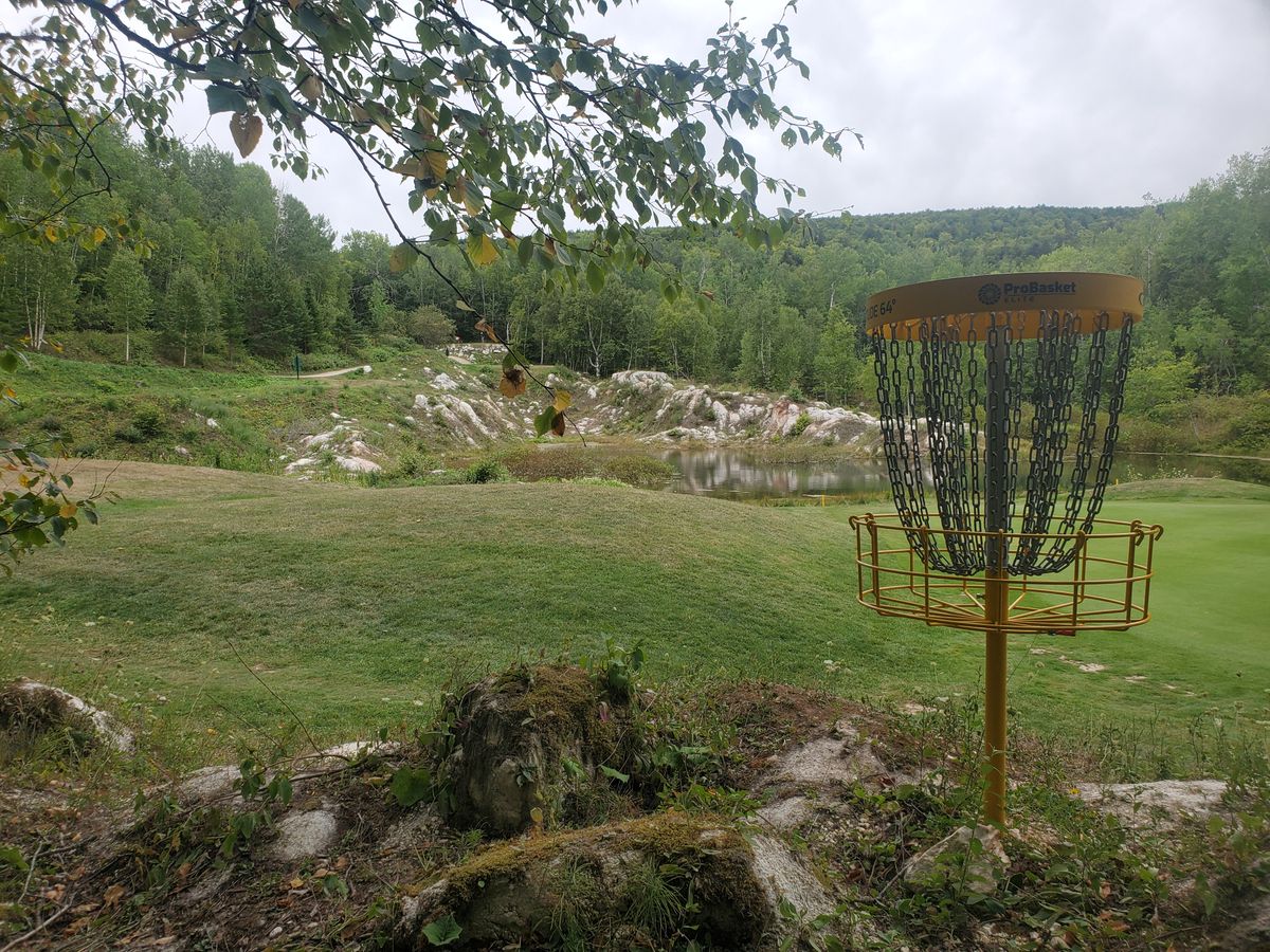Almost aced this hole fold the ball golfers watching at the top, oh man was so close top rim all day long!
