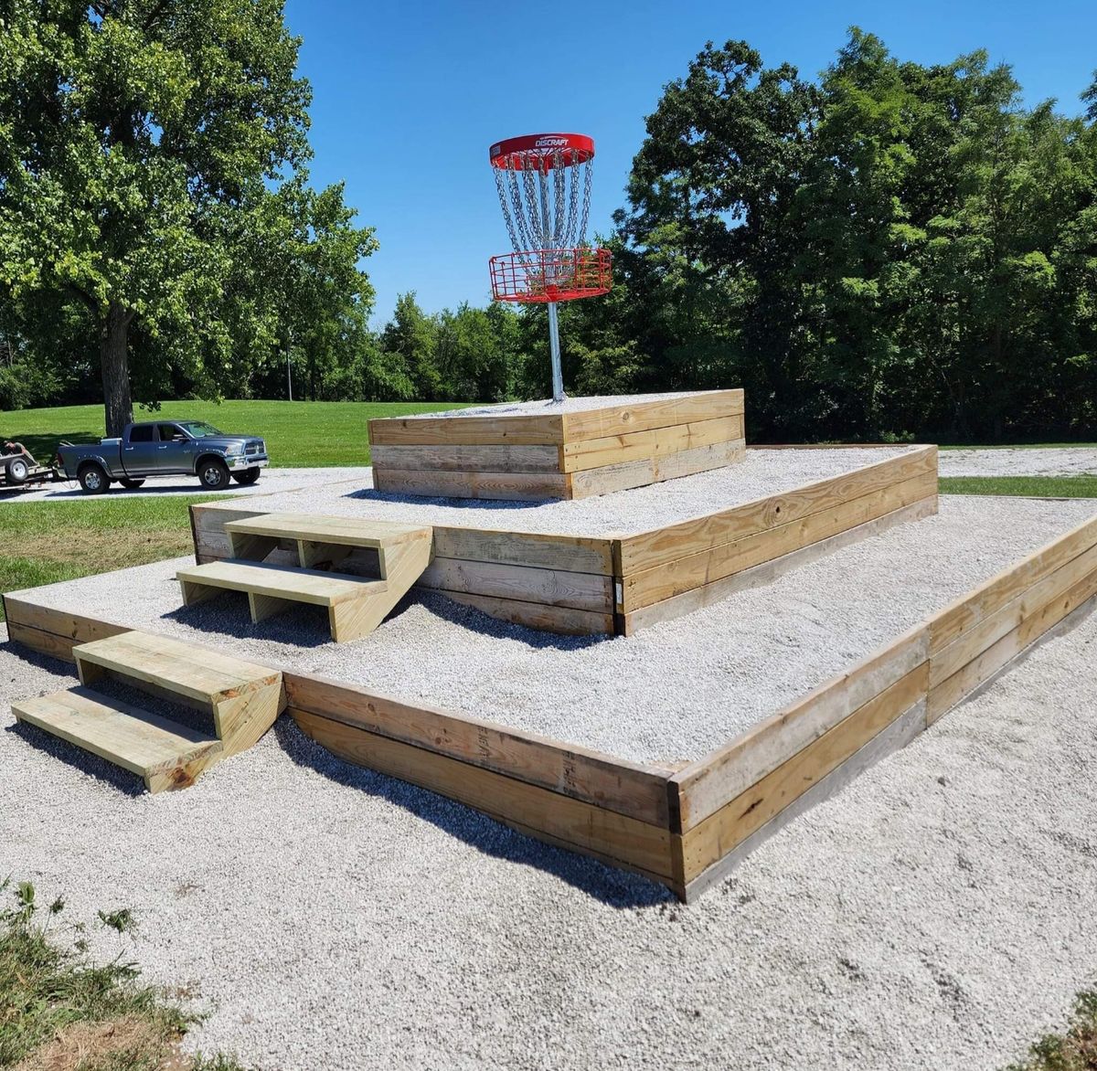 Hole 18's basket