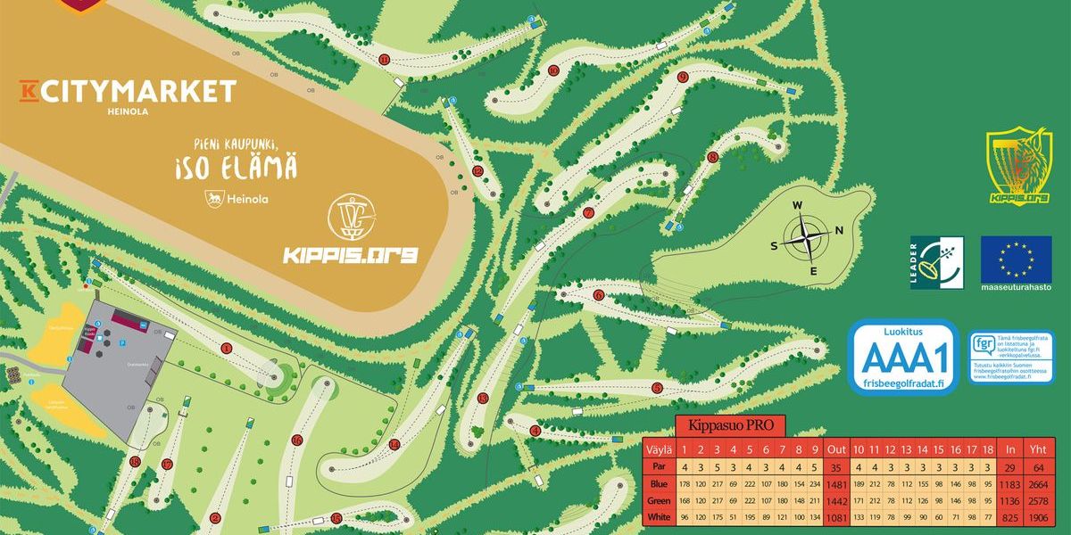 Frisbeegolf: Heinolan kuukausikilpailu