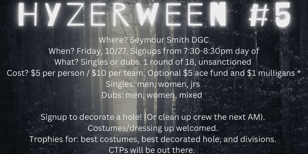 Hyzerween #5 (DUBS)