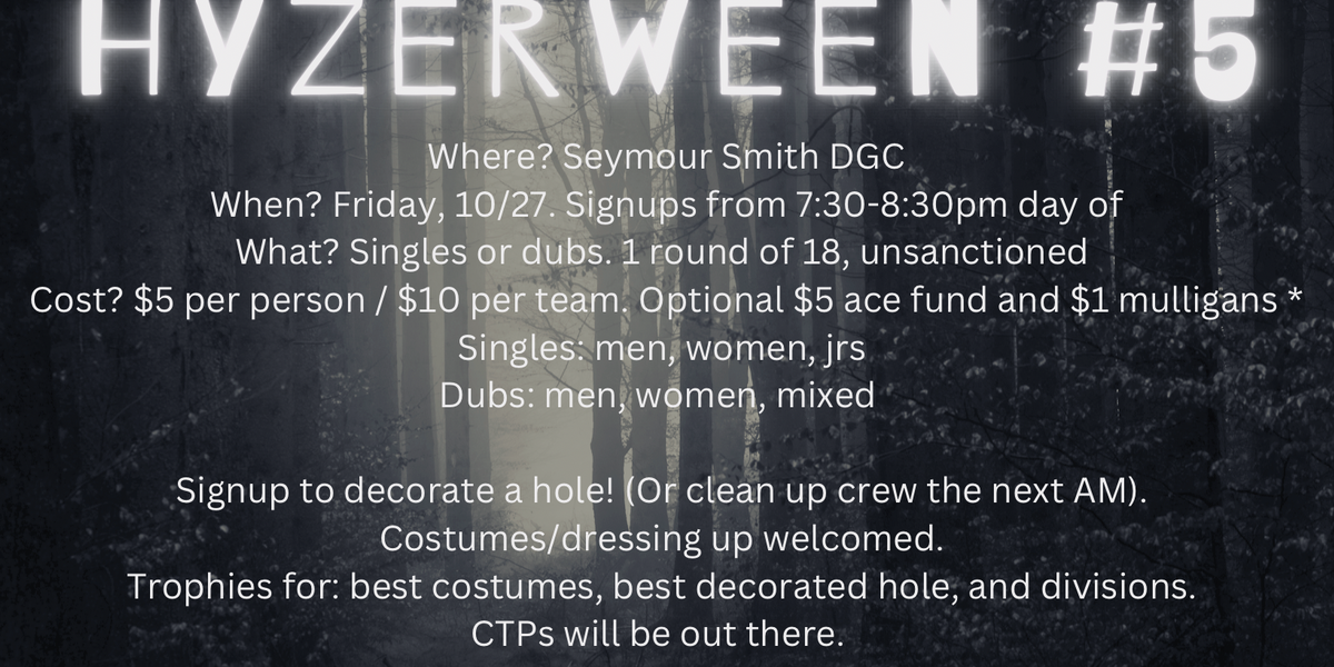 Hyzerween #5 (SINGLES)