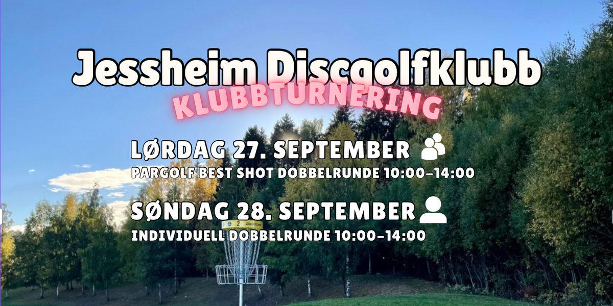 Jessheim klubbmesterskap - Pargolf best shot dobbelrunde (KUN Klubbmedlemmer)