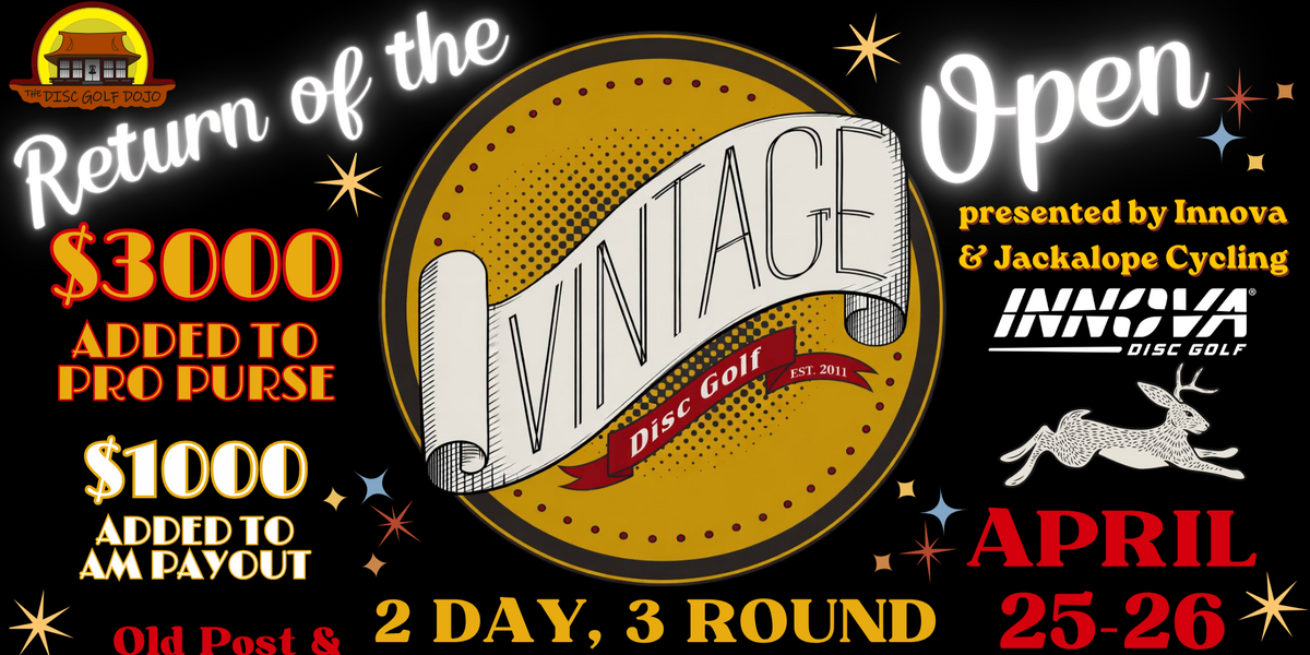 Return of The Vintage Open presented by Innova and Jackalope Cycling