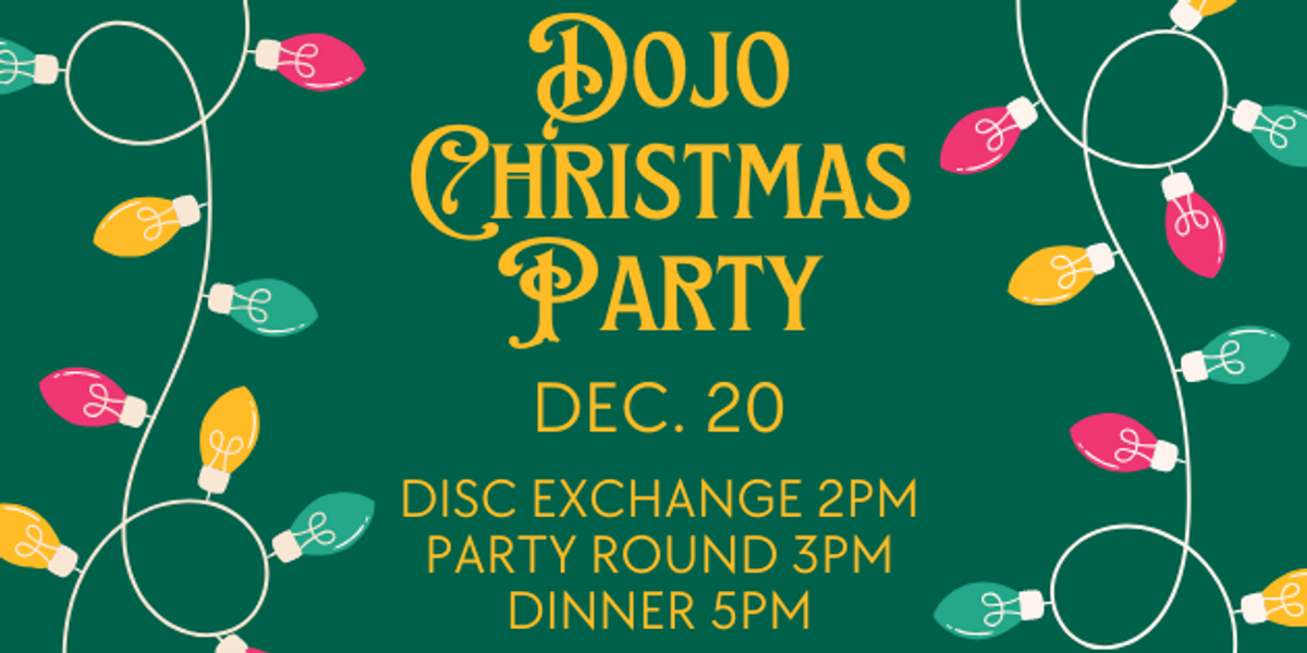 Disc Golf Dojo Christmas Party