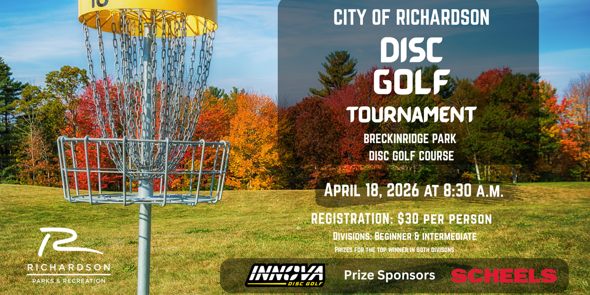 2026 Richardson Disc Golf Tournament
