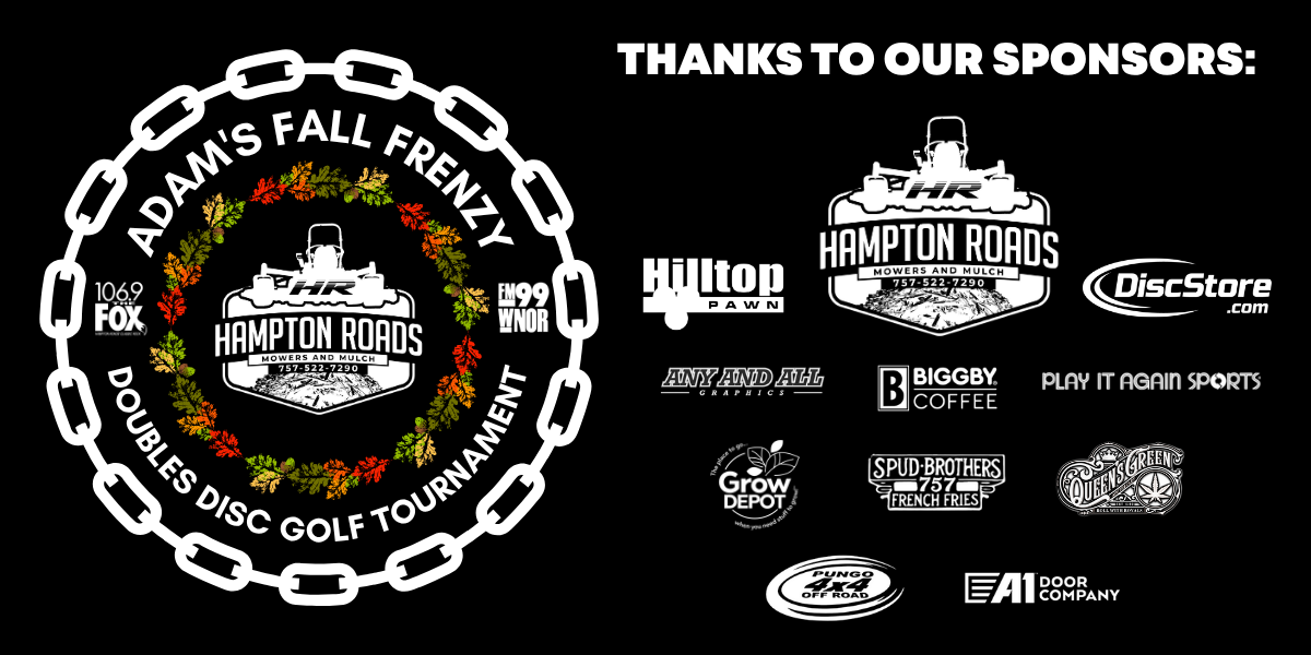 Adam's Fall Frenzy Doubles presented by Hampton Roads Mowers & Mulch