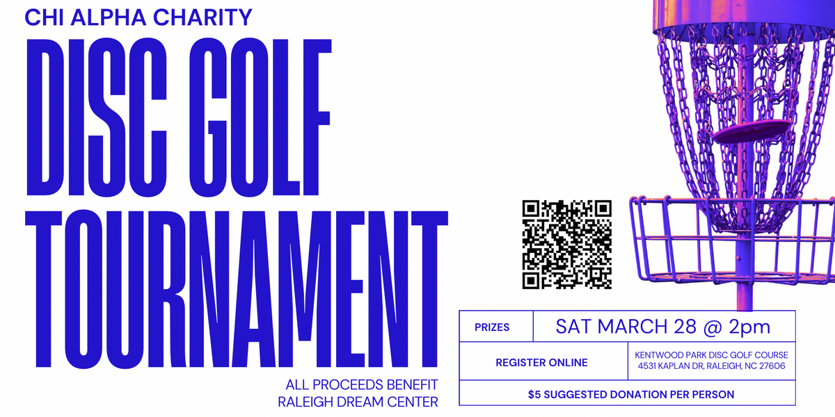 XA Charity Disc Golf Tournament | supporting Raleigh Dream Center