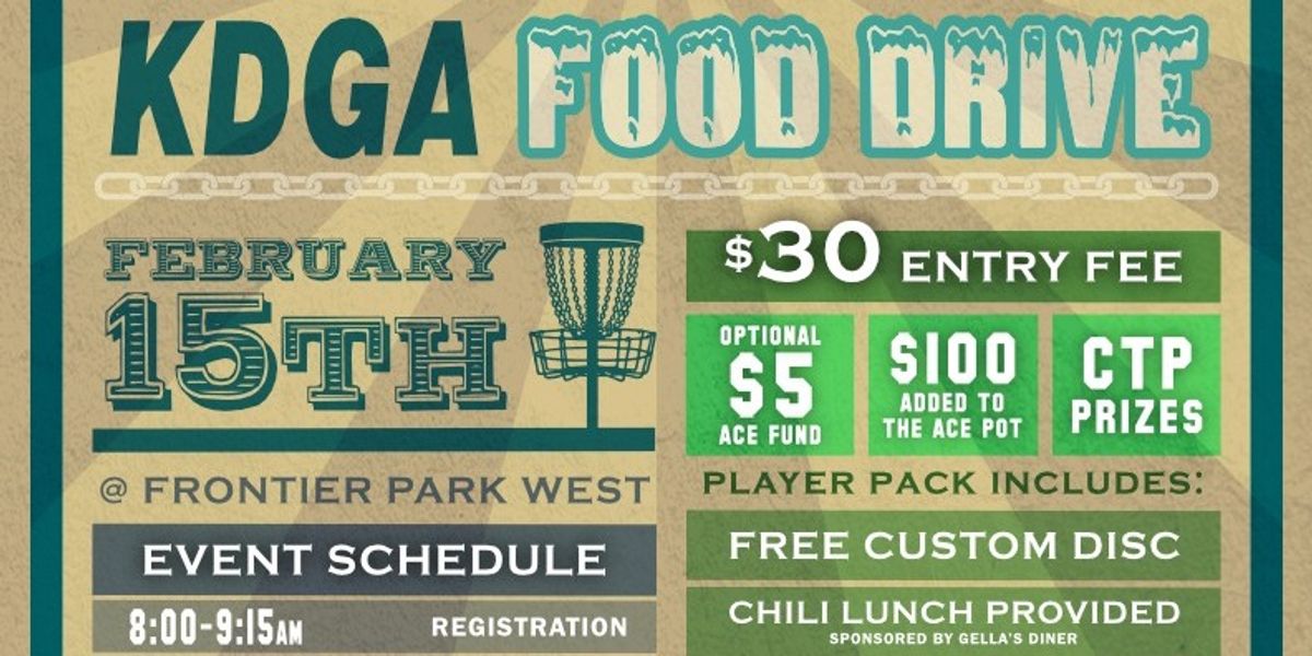 KDGA Food Drive Hays - Singles