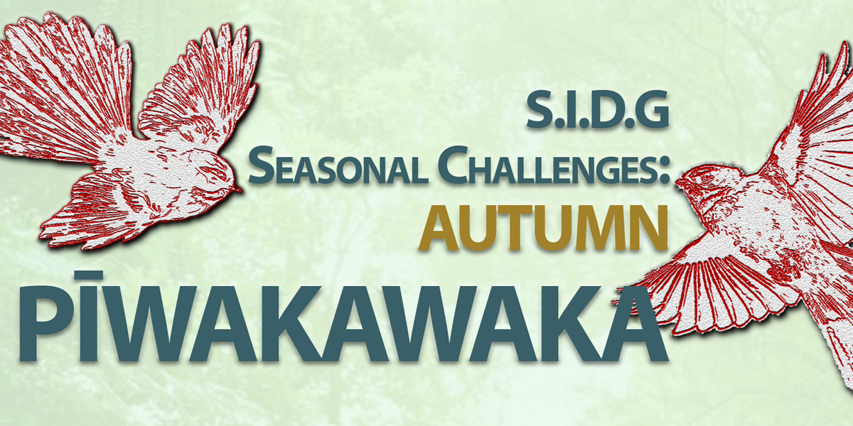 SIDG Seasonals 2026 | Autumn Challenge – PIWAKAWAKA