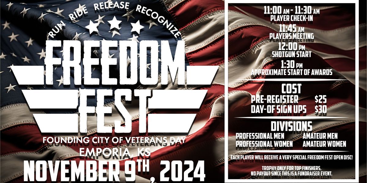 2024 Freedom Fest Open presented by Dynamic Discs