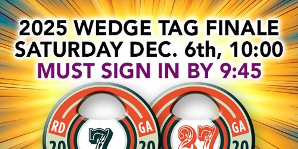 RDGA Wedge Tag Finale