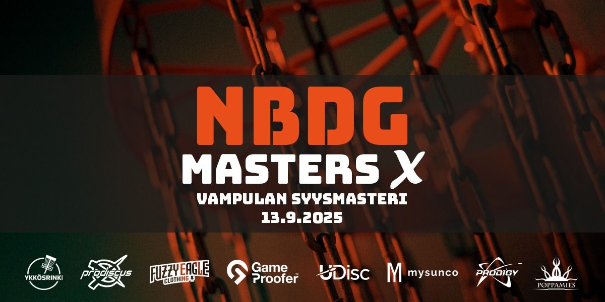 NBDG Masters™ x Vampulan Syysmasteri 2025
