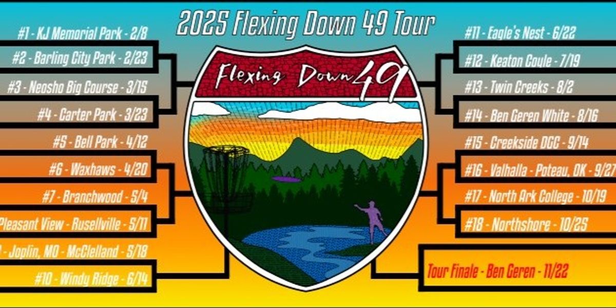 Flexing Down 49 Tour - Alma Flying Disc Course