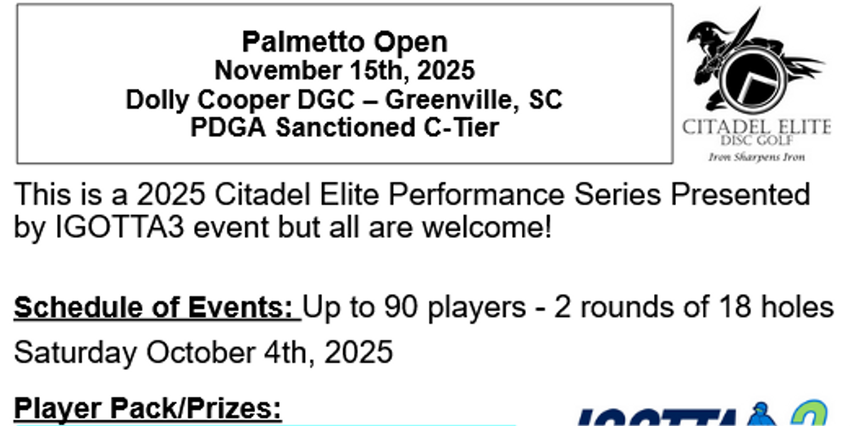Palmetto Open