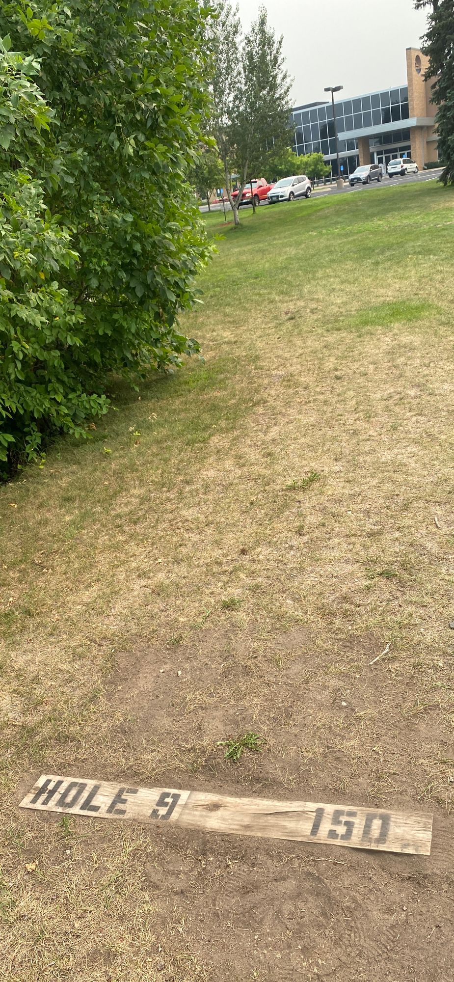 Hole 9 tee