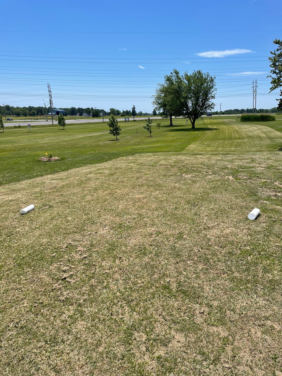 Hole 1 tee off