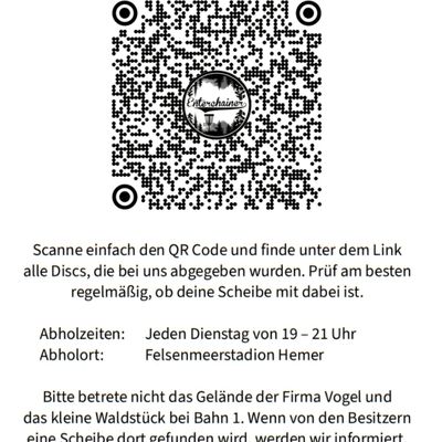 Lost and Found - Übersichtsliste