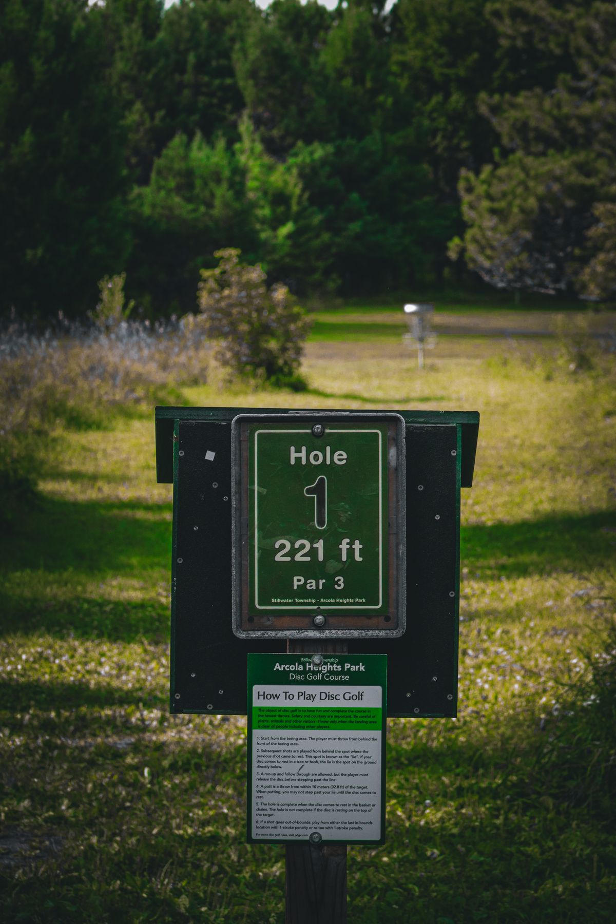 Hole 1 - ShelbyFramesTheDisc