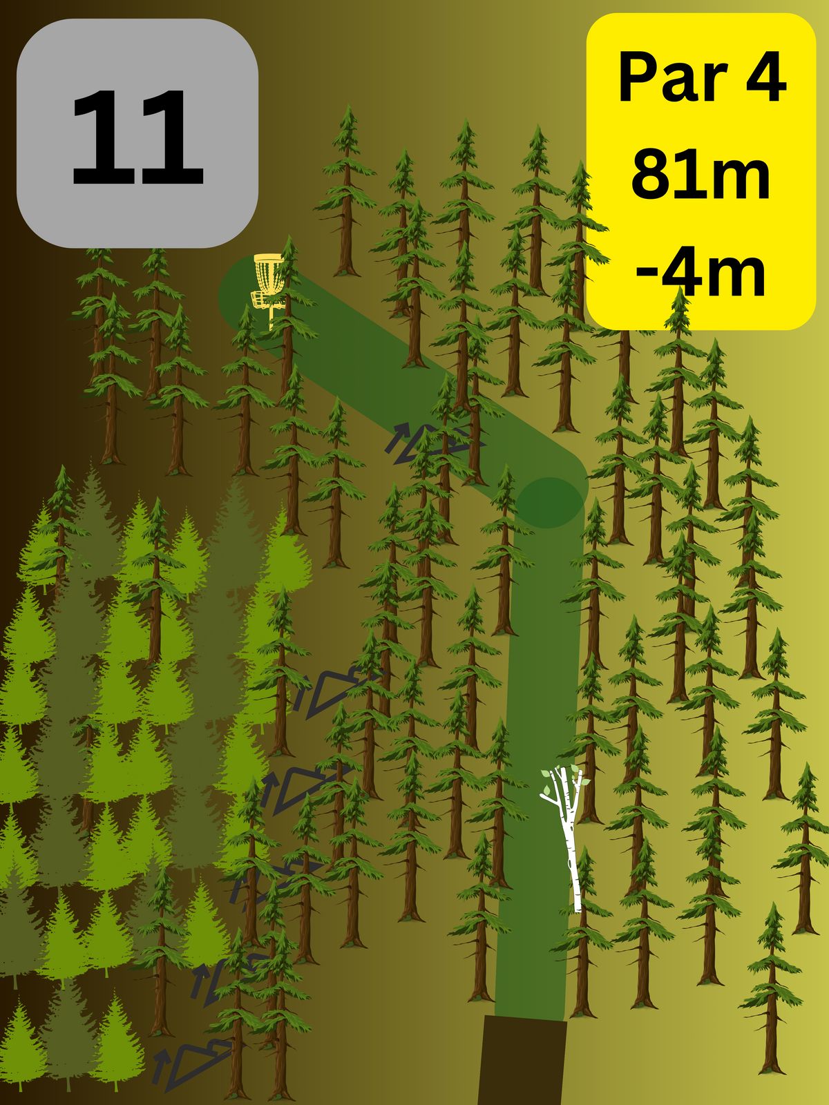 Teesign for hole 11