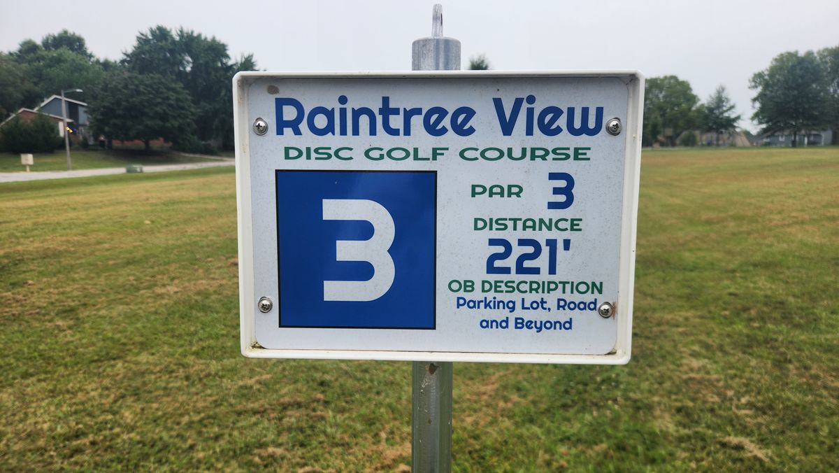 Hole 3 Tee Sign
