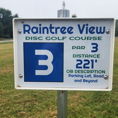 Hole 3 Tee Sign