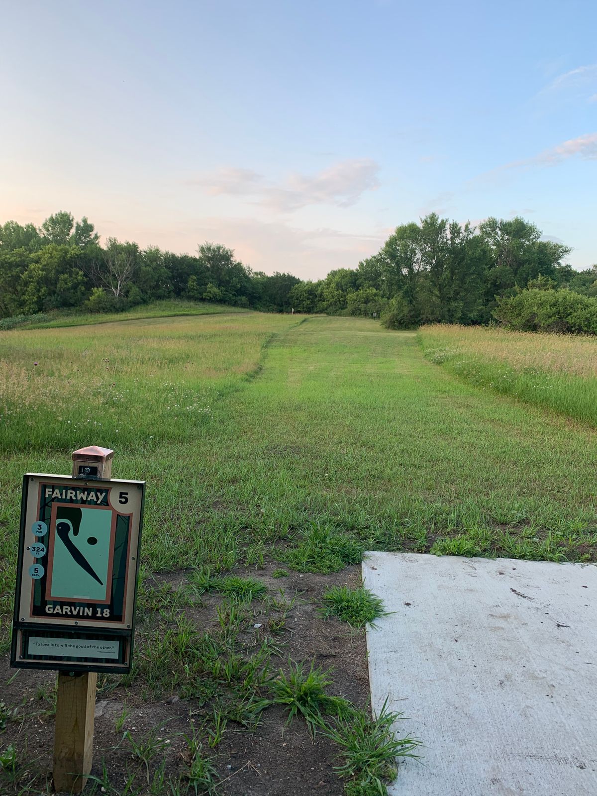 View of hole 5.