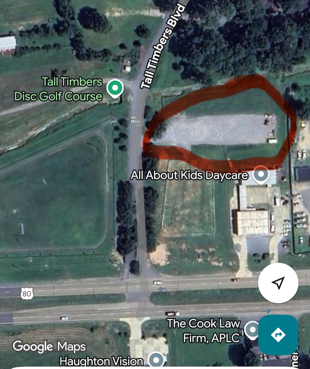Designated Parking Area