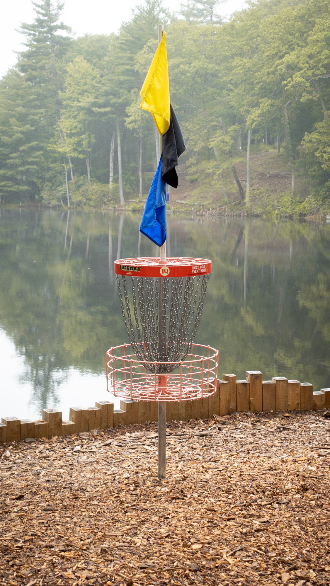 Hole 14’s basket