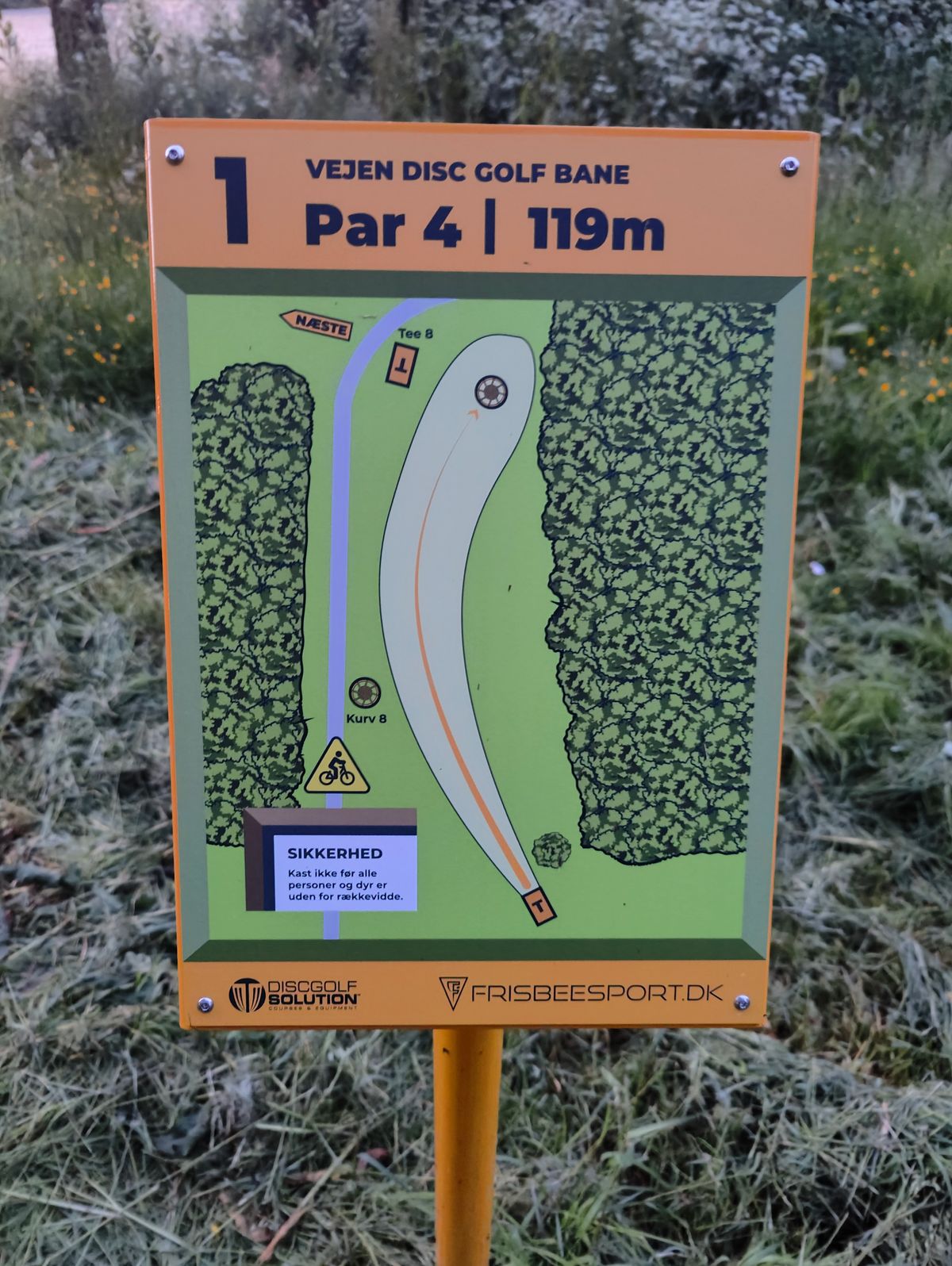 Vejen Disc Golf Bane Hul 1