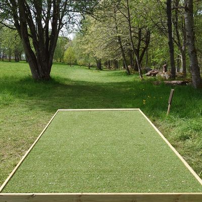 Teepad on hole 4